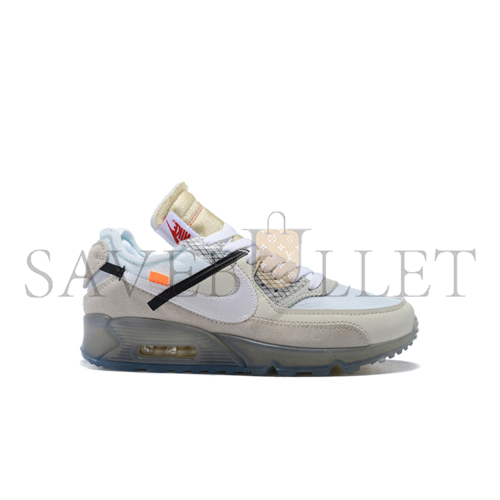 NIKE OFF-WHITE X NIKE AIR MAX 90 ICE 10X AA7293-100